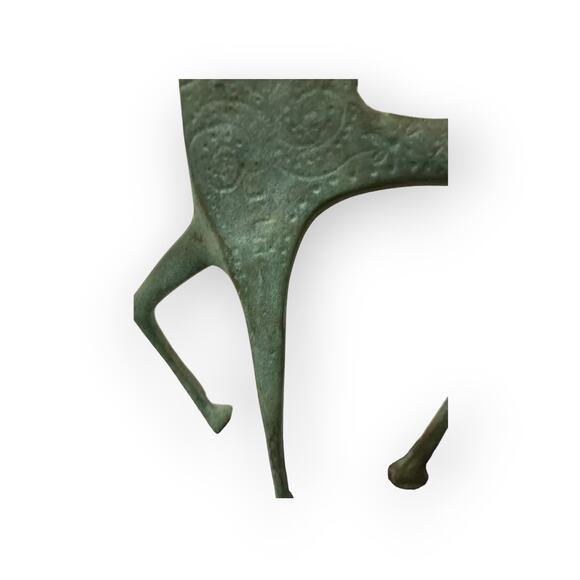 Vintage 1970’s Bronze Frederick Weinberg Etruscan Horse Sculpture - Picture 5 of 7